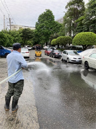 廠外道路認養洗街